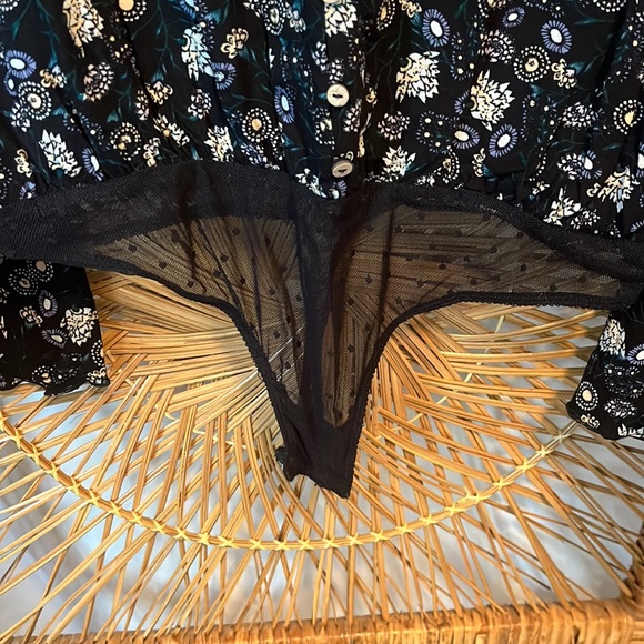 Intimately Free People Bell Sleeve Bodysuit - Size Small - Picture 7 of 11